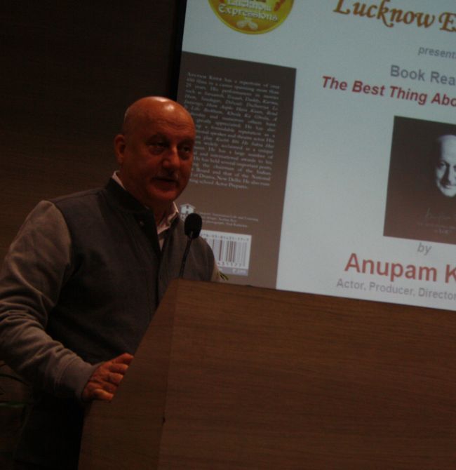 Anupam Kher at Metaphor Lucknow Litfest