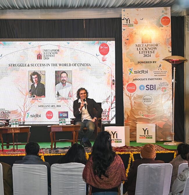 The cinema panel discussion with filmmakers and audience members in conversation