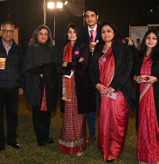 The festival lawn at Metaphor Lucknow Litfest.