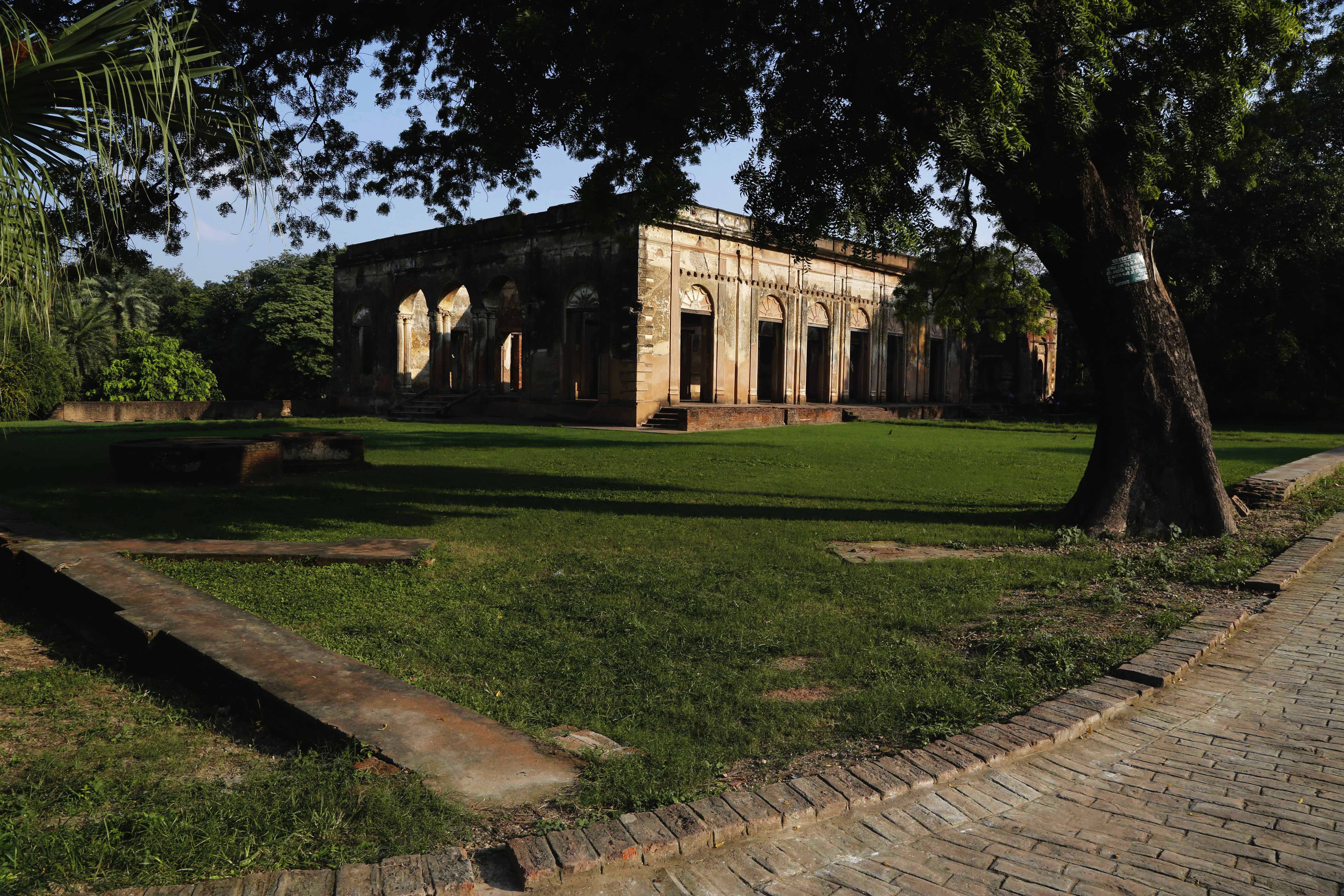 The Residency, Lucknow — preserved ruins carrying visible traces of the Siege of Lucknow in 1857.