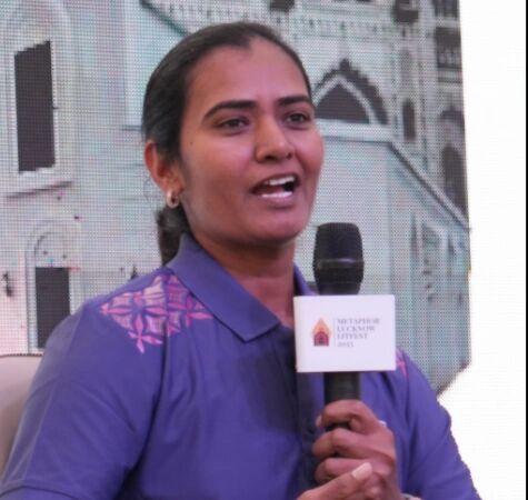 Shikha Pandey at Metaphor Lucknow Litfest